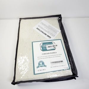 H. Versailtex 100% Blackout Curtains 52”x96” Full Light Blocking Curtain New E4